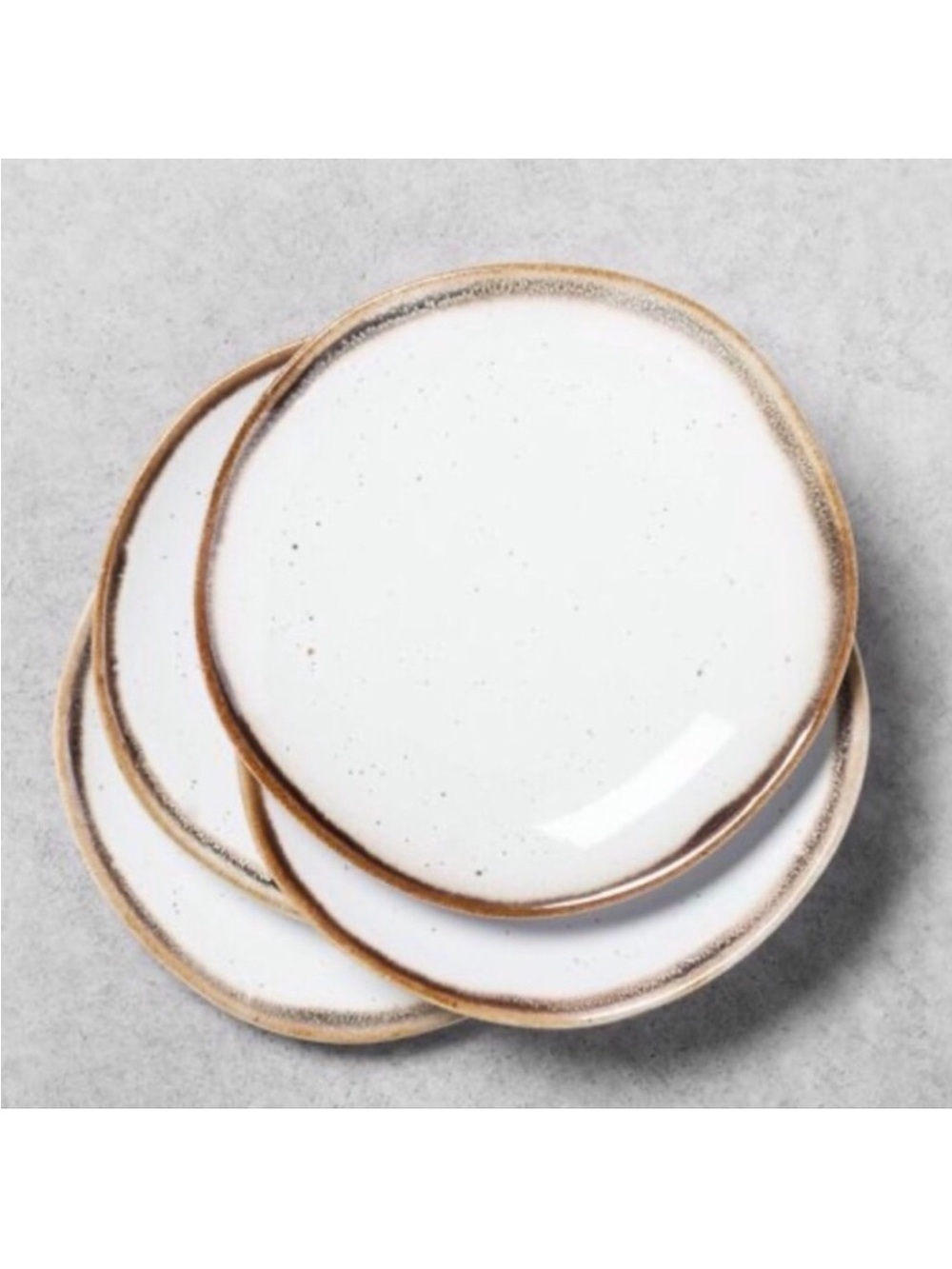 Hearth & Hand Magnolia Reactive Glaze **Set of 4** Salad Plates 8.5” NEW IN BOX